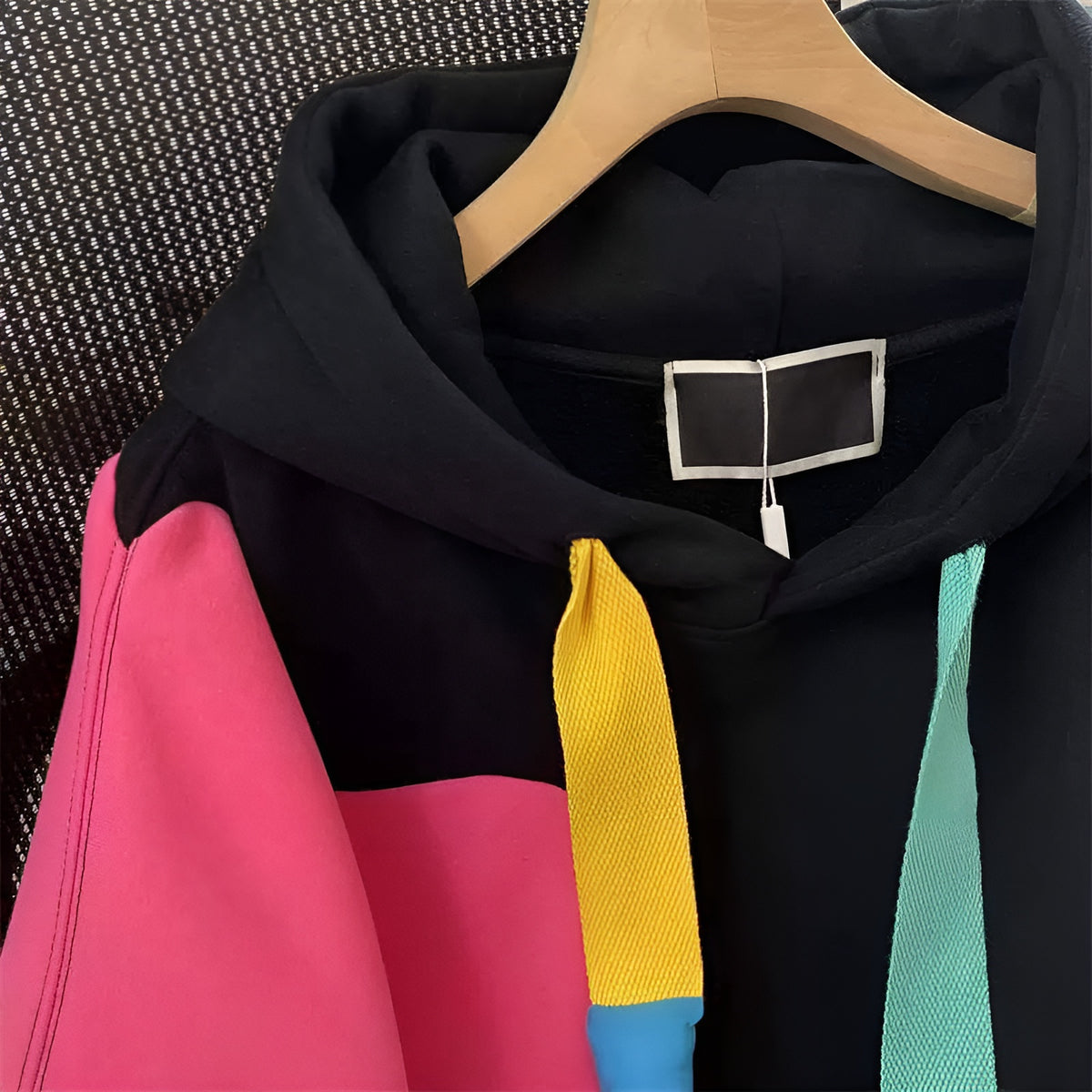 Color Block Statement Hoodie